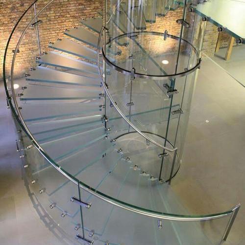 Bend Glass Railing - Architectural Glass Solutions by Vistta Glass
